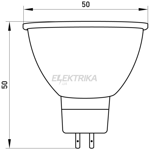 Лампа світлодіодна e.LED.lamp.G5,3.6.4000 (l0650633)
