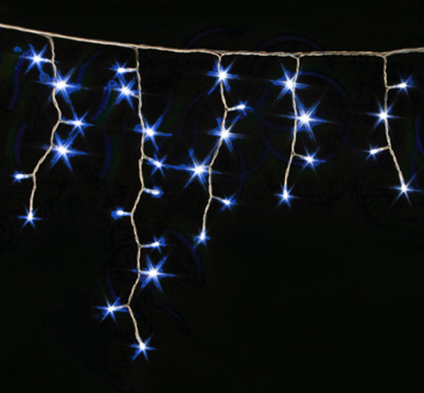 Гірлянда зовнішня Icicle 120LED 2x0.9 синій/білий IP44