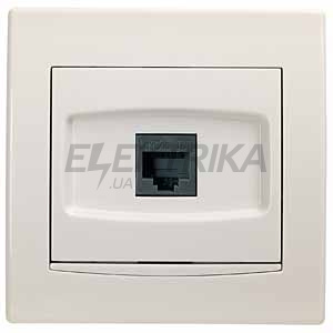 Розетка комп'ютерна Anya RJ45, rfn 5e 125 MГ, UTP, слонова кістка, Schneider Electric