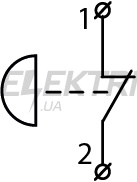 Кнопка "грибок" "Стоп" АСКО-УКРЕМ TB5-AC42 (d 40 мм) червоний (A0140010168)