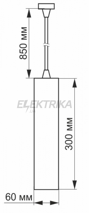 LED світильник підвісний трековий VIDEX 10W 4100K чорний (VL-ST-10034B)