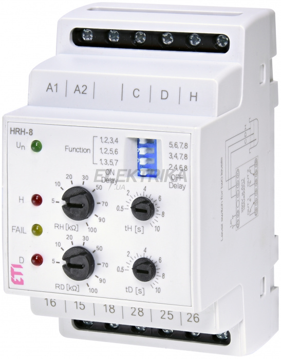 Реле контролю ETI HRH-8 230 V AC 002470293