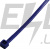 Кабельна стяжка e.ct.stand.370.4.blue (100шт), синя