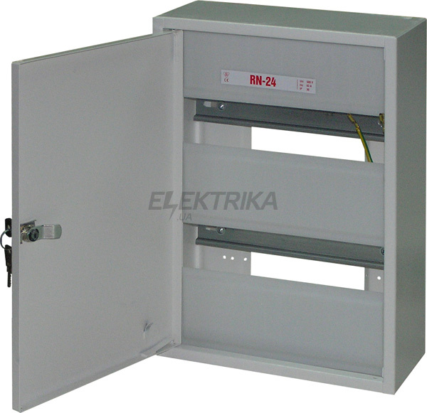 Шафа розподільна e.mbox.RN-24 мет. навісний, 24 мод., 350х255х125 мм