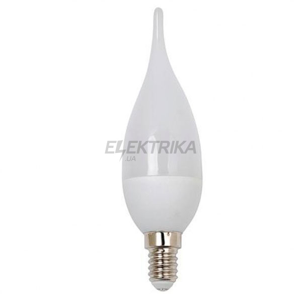 Світлодіодна лампа свічка на вітрі Led 6w E14 4200k