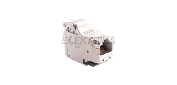 Модуль комп'ютерної розетки RJ45 кат.6а, екранований (STP) FMT