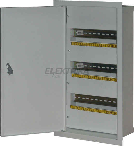 Шафа e.mbox.stand.n.f3.36.ze під трифазний електронний лічильник + 36 мод., навісний, із замком