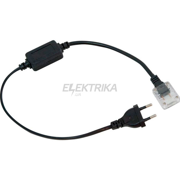 Мережевий шнур LD177 0.5mx05m, для 5050, 220V, білий