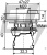 Кнопка подвійна з підсвічуванням "Старт/Стоп" АСКО-УКРЕМ TB5-AW8365 (A0140010179)