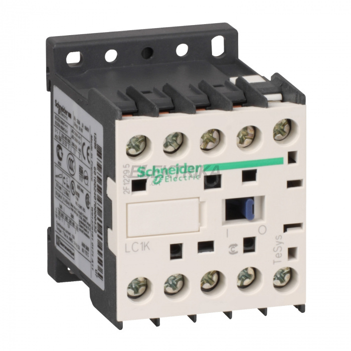 Контактор Schneider Electric Контактор K 3P, 12А, НЗ, 24В гвинтовий затискач LC1K1201B7