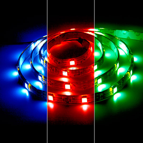 Стрічка світлодіодна LS607/LED-RL 30SMD(5050)/m 7,2W/m 12V 5m-10-0,22mm RGB IP65