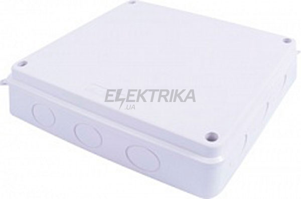 Монтажна коробка e.db.pro.oe.255.200.80, IP 65, без отворів для введення