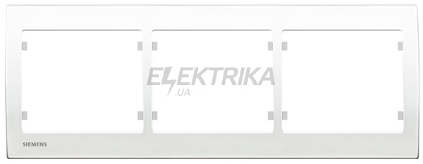 Рамка 3 пост Siemens Iris білий (S18003 W)