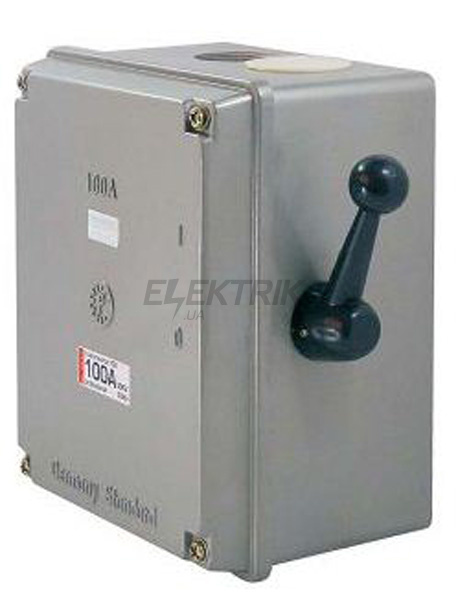 Рубильник розривний e.cam.pro.3.40.al, 3п., 40А, металевий корпус