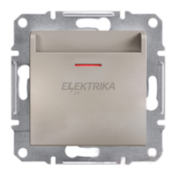 Вимикач картковий Schneider Electric Asfora механічна бронза (EPH6200169)