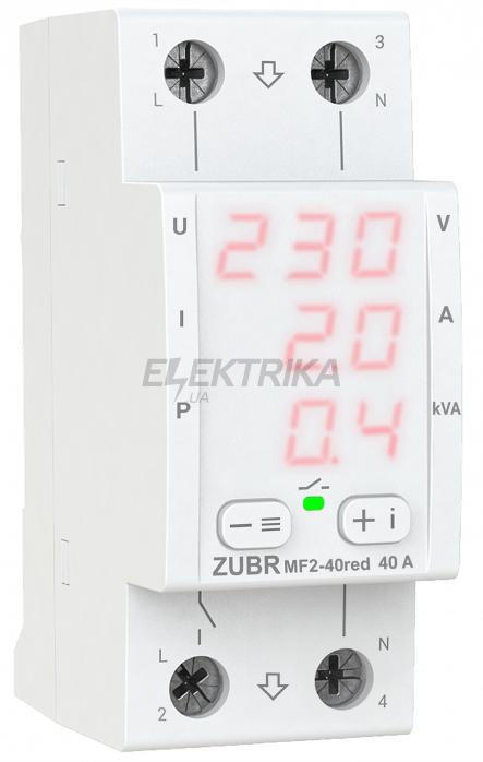 Мультифункціональне реле ZUBR MF2-40 red