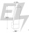 Світильник вуличний настінний LUTEC KIRA 5288902118 18Вт IP54 Architectural (51854)