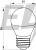 Лампа світлодіодна e.LED.lamp.P45.E27.8.6500 (l0650629)