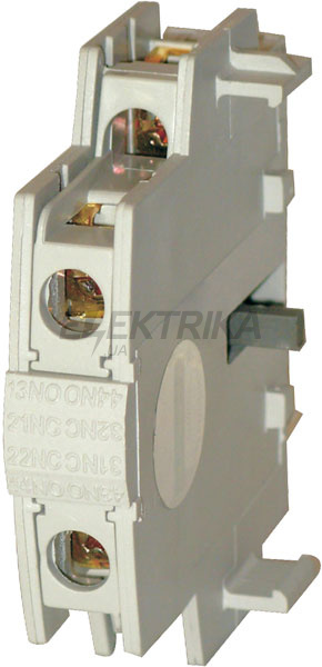 Додатковий контакт e.industrial.au.11lr, 1no+1nc