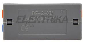 Мініатюрна клема з’єднувальна універсальна прохідна серії DF-2-XM/2-2A(A0130010219)