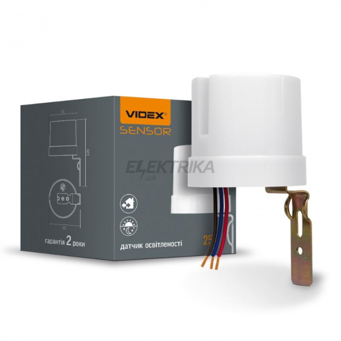 Датчик освітленості VIDEX 25A фотометричний (VL-SN03)