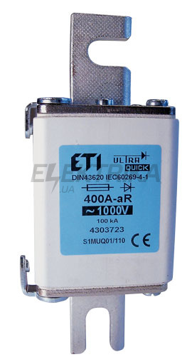 Плавка вставка запобіжник ETI S1MUQ01/110/450A/1000V 004303725