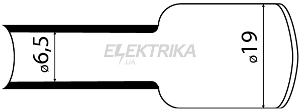 Термозбіжна трубка з клейовим шаром АСКО-УКРЕМ № 19,1 (1м) білий (A0150040127)