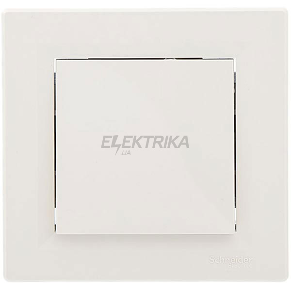 Перемикач прохідний одноклавішний Schneider Electric Asfora кремовий (EPH0400123)