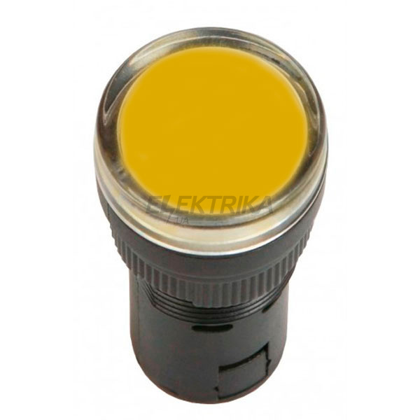 Індикатор AD16DS LED-матриця d16мм жовтий 12В AC/DC