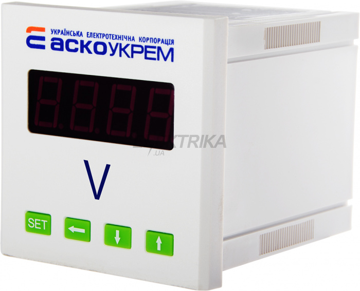 Вольтметр цифровий АСКО-УКРЕМ AС 600В 80х80 (ЦВ-8) (A0190010120)
