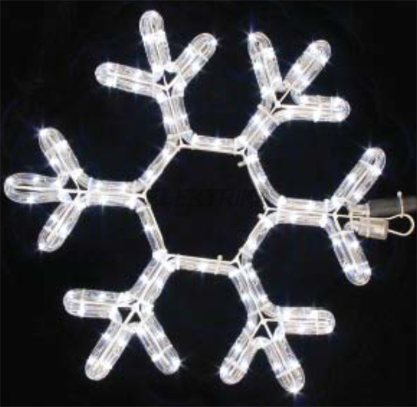 Гірлянда зовнішня Motif Snowflake 40 синій IP44
