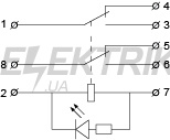 Реле проміжне АСКО-УКРЕМ МK2P (DC 24 V) (A0090010011)