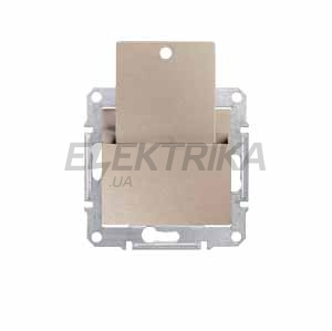 Картковий вимикач Schneider Electric Sedna титан (SDN1900168)
