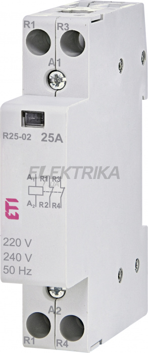 Модульний контактор ETI R 25-02 230V 002463506