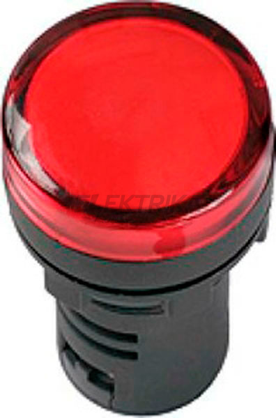 Індикатор AD-22DS LED-матриця d22мм червоний 110В AC/DC