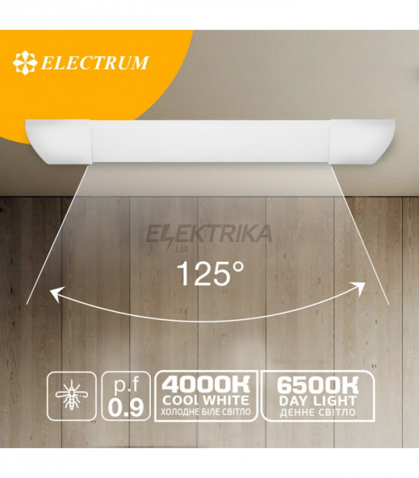 Світильник світлодіодний із розсіювачем ELECTRUM Led Sonata 36W 6500К IP20 B-LO-0909