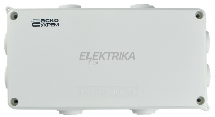 Коробка розподільна АСКО-УКРЕМ РК 200*100*70 (TY-RA) (A0150170021)