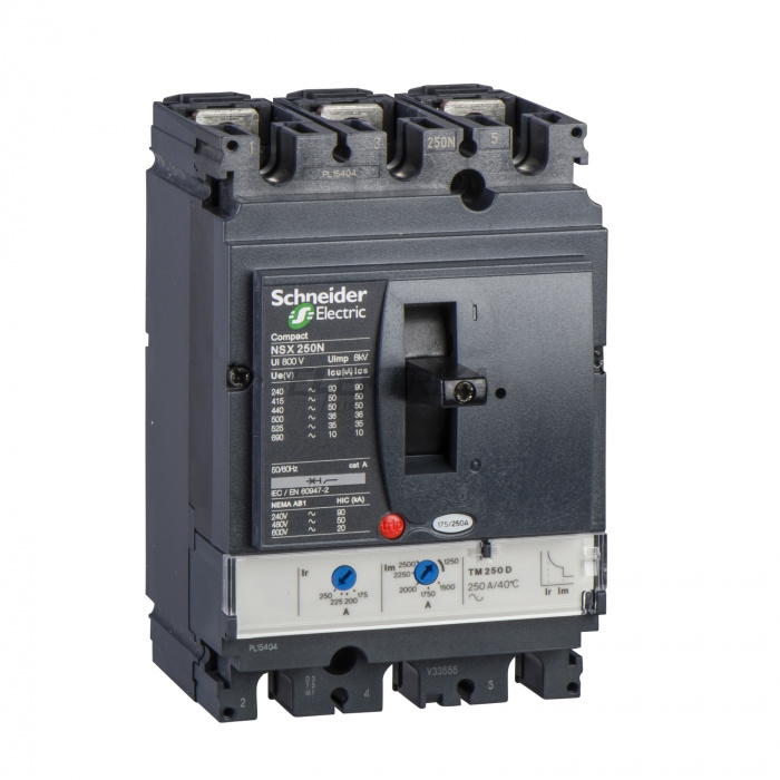 Автоматичний вимикач Schneider Electric 3П3Т TM160D NSX250F LV431632