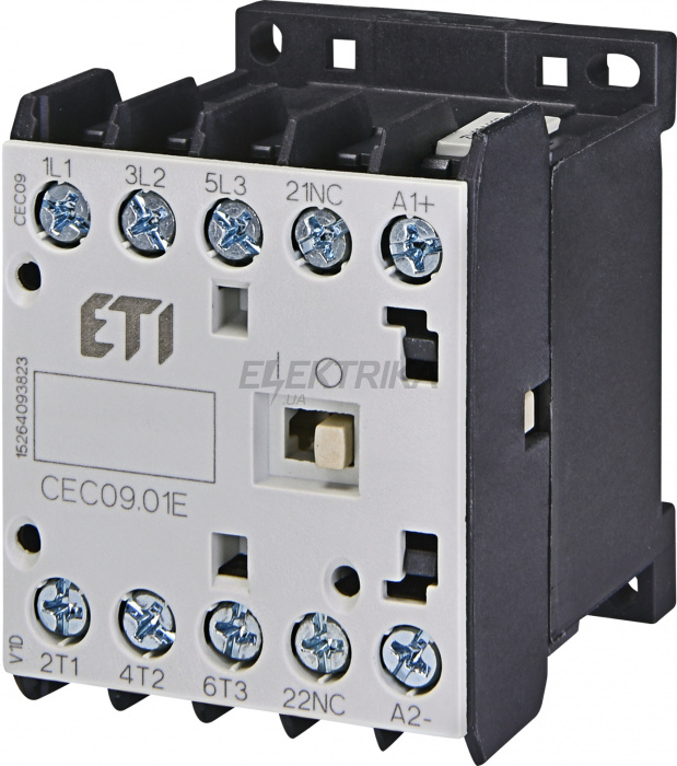 Мініатюрний контактор ETI CEC09.01-48V-50/60HZ 004641070