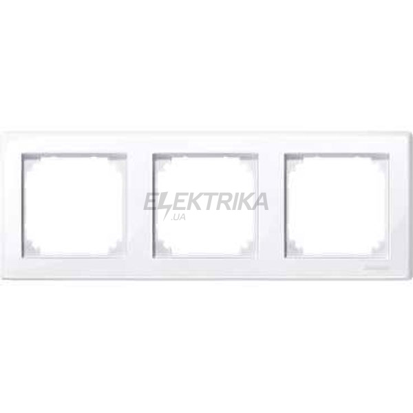 Рамка M-Smart 3-поста, активний білий
