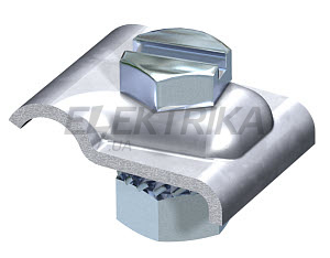 фотоЗатискач кріпильний для дроту - з болтом (M8x25mm) (5326303)