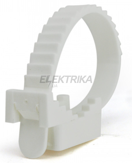 Кріплення ремінцеве Lectris КР-25 біле 100 шт (03LCZH00025WH)