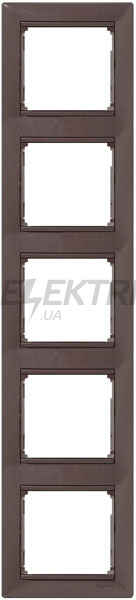 Рамка вертикальна, модерн, 5-постова, Valena