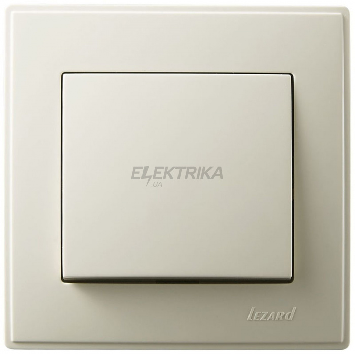 Вимикач Lezard Lesya крем (705-0303-100)