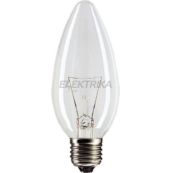 Лампа розжарювання Stan 40W E27 230V B35 CL 1CT/10X10F