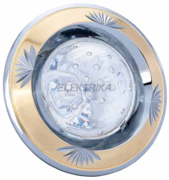 Світильник точковий HDL16006 MR16 12V золото матовий хром