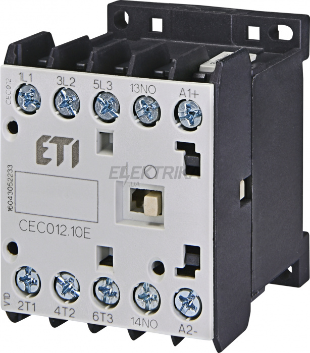 Мініатюрний контактор ETI CEC012.10 220V-DC 004641144