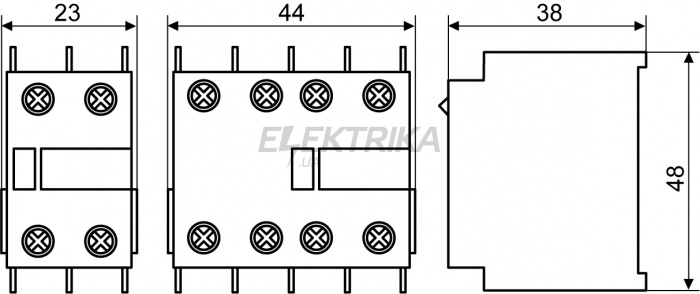 Додаткові контакти АСКО-УКРЕМ ДК-40 (LA1-D40) (A0040050014)