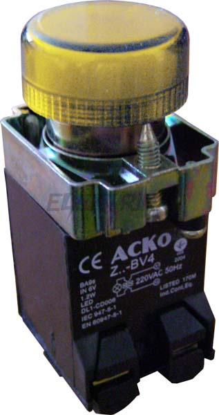 Сигнальна арматура жовта XB2-BV45