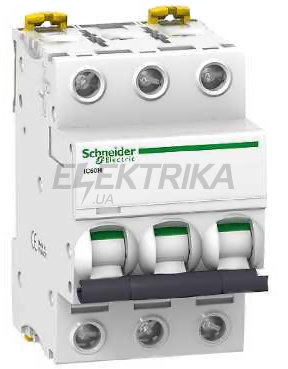 Автоматичний вимикач Acti 9 iC60H 3P 3A (C)